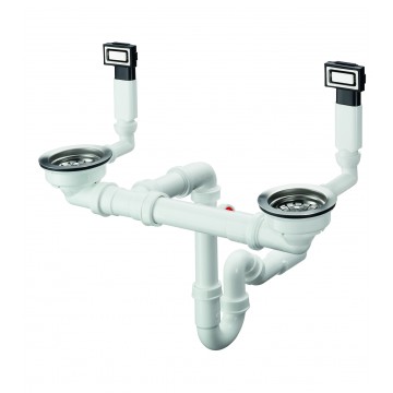 Hansgrohe 43923009 Manual waste and overflow set 305/435