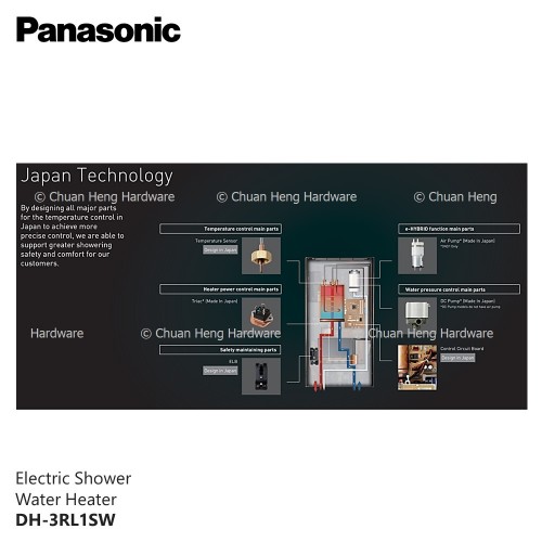 Panasonic DH-3RL1SW Instant Water Heater