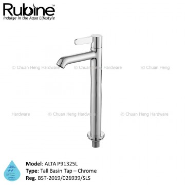 Rubine ALTA Series P91325L Tall Basin Tap