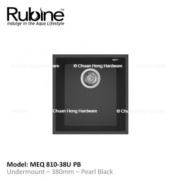 Rubine MEQ 810-38U Single Bowl Granite Sink (Undermount)